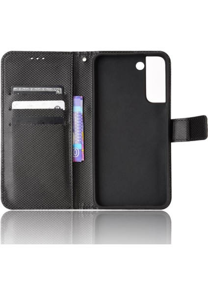 Samsung Galaxy S22 5g Için Kılıf Kapak Kart Tutucu Kickstand Manyetik Cüzdan (Yurt Dışından) modelleri