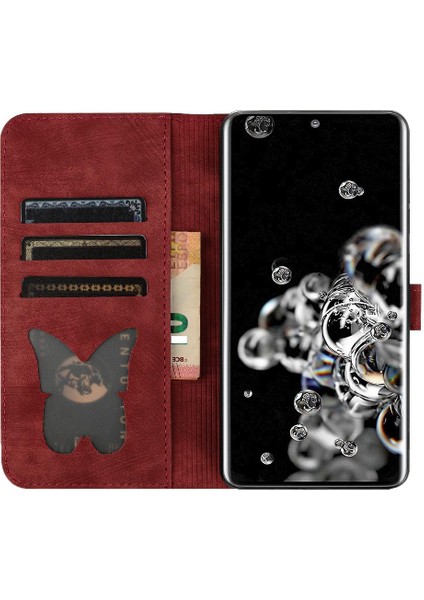 Samsung Galaxy S20 Ultra Cüzdan Kılıf Tutucu Kapak Kabartmalı Kedi (Yurt Dışından) indirimleri