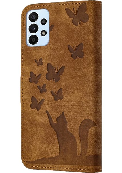 Samsung Galaxy A33 5g Için Kılıf Tutucu Kapak Çevirin Folio Cüzdan Kılıf Kedi (Yurt Dışından) fırsatları
