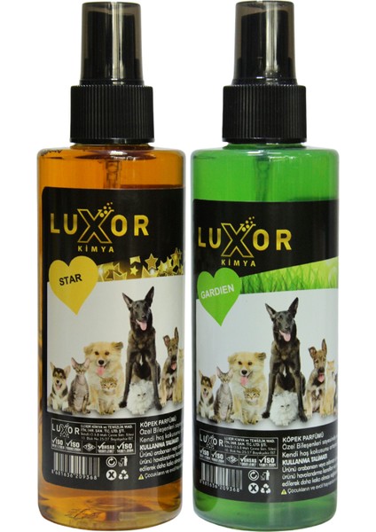 Luxor Kimya Evcil Haycan Parfümü Kedi & Köpek Koku Giderici Star ve Garden 200 ml