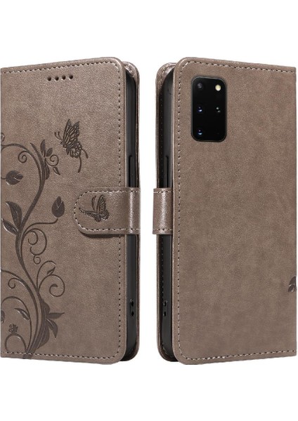 Samsung Galaxy S20 Artı ve Kart Yuvası Yüksek Kaliteli Deri Telefon Kılıfı (Yurt Dışından)