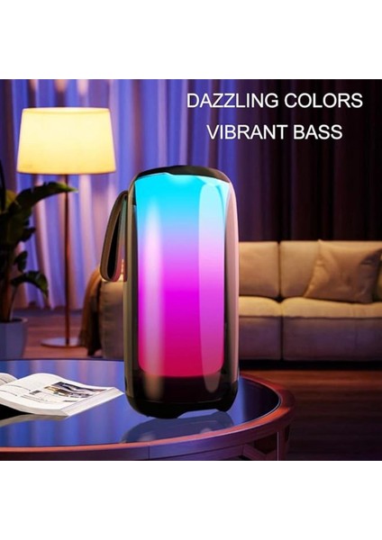 Pluse5 Taşınabilir Rgb Ledli Bluetooth Hoparlör