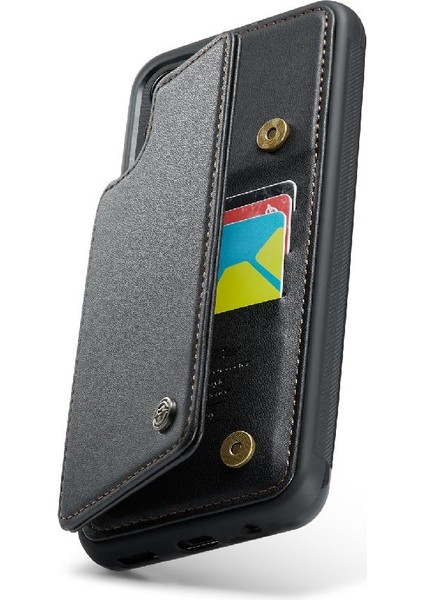 Samsung Galaxy A50/A50S/A30S Pu Deri Kart Tutucu Için Caseme Cüzdan Kılıf (Yurt Dışından)