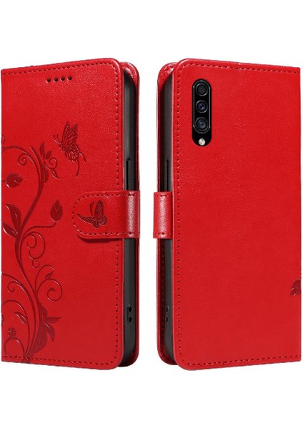 Samsung Galaxy A50/A50S/A30S Yüksek Kaliteli Deri ve Kart Yuvası (Yurt Dışından)