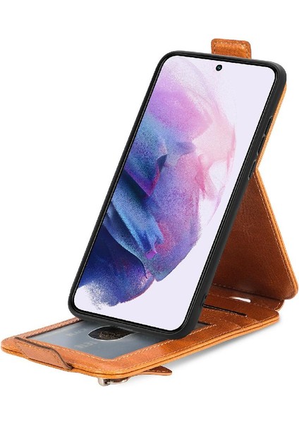 Samsung Galaxy S22 Artı Moda Tasarım Deri Kılıf Kapak Çevirin (Yurt Dışından) fırsatları