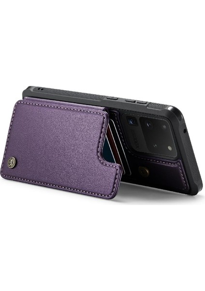 Samsung Galaxy S20 Ultra Kickstand Kart Tutucu Pu Için Caseme Cüzdan Kılıf (Yurt Dışından) indirimleri