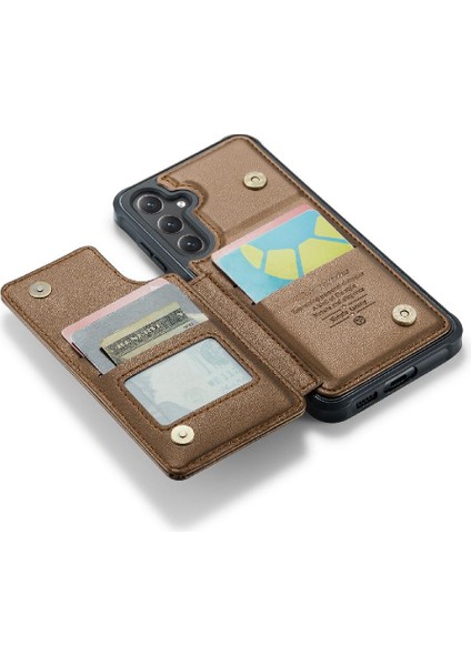 Samsung Galaxy S23 Fe 5g Kart Tutucu Kickstand Pu Için Caseme Cüzdan Kılıf (Yurt Dışından)