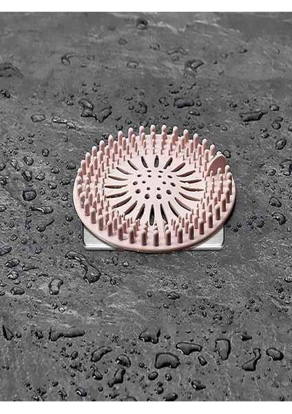 Main Shop 3 Adet Yuvarlak Silikon Lavabo ve Küvet Süzgeci, Lavabo Tıkacı (Antrasit-Pembe-Beyaz) fırsatları