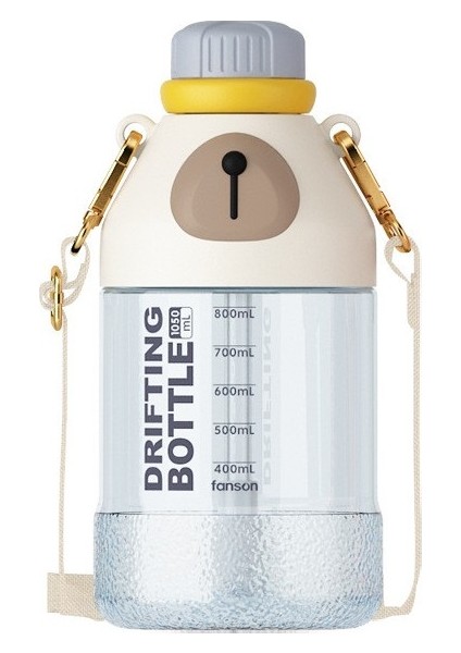 Sevil 1050ML Tritan Hasır ve Kayışlı Çocuk Matarası (Yurt Dışından)