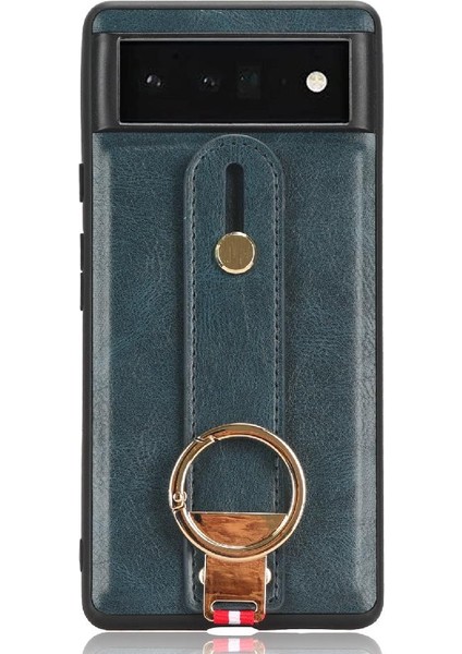 Google Pixel 6 Premium Pu Deri Uyumluluk Bilek Kayışı Için Kılıf (Yurt Dışından)