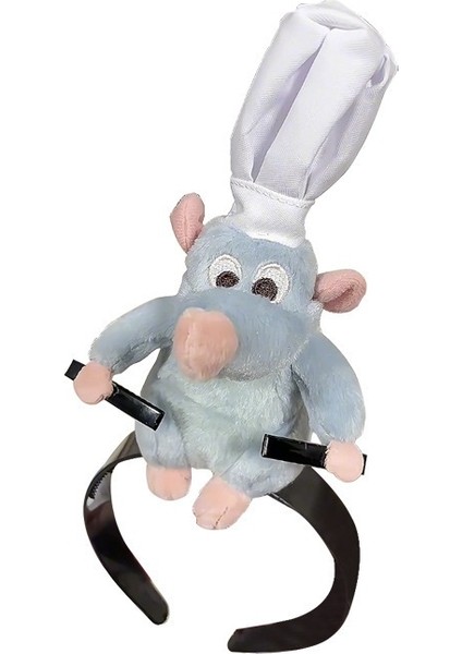 Ratatouille Saç Bandı, Sıçan Saç Bandı, Kakül Saç Bandı, Küçük Fare Saç Tokası, Saç Kesme, Komik Şef Şapkası (Yurt Dışından)
