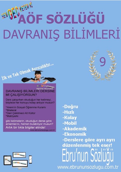 Aöf Iibf Ebrunun Sözlüğü Davranış Bilimleri-E Sözlük