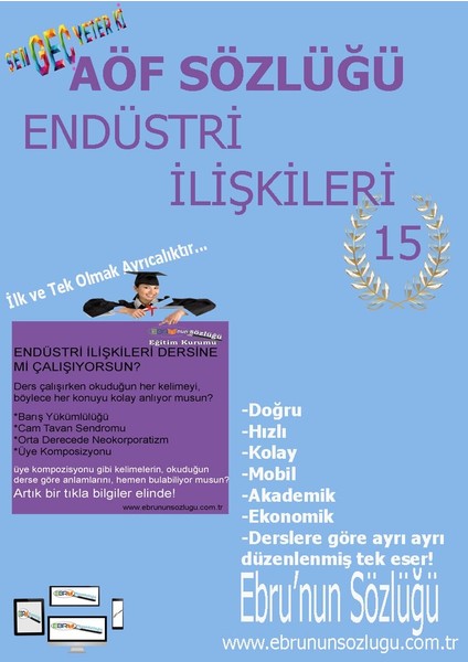 Aöf Iibf Ebrunun Sözlüğü Endüstri Ilişkileri-E Sözlük