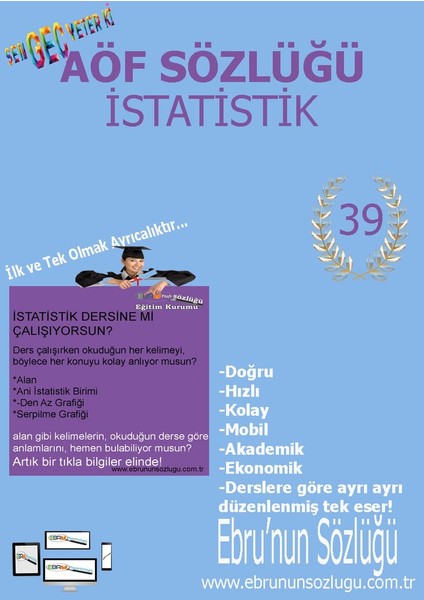 Aöf Iibf Ebrunun Sözlüğü-Istatistik E Sözlük