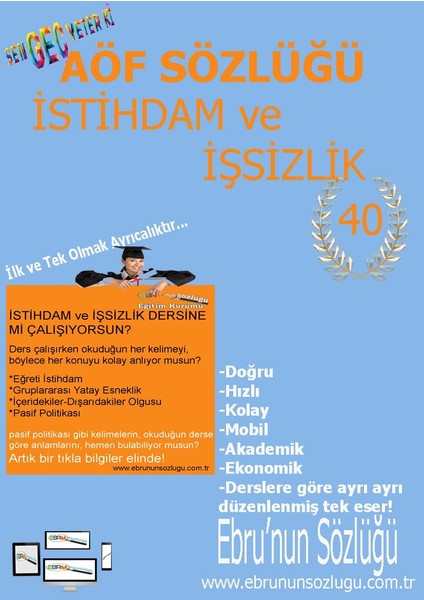 Aöf Iibf Ebrunun Sözlüğü-Istihdam ve Işsizlik E Sözlük