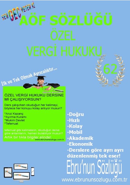 Aöf Iibf Ebrunun Sözlüğü-Özel Vergi Hukuku E Sözlük