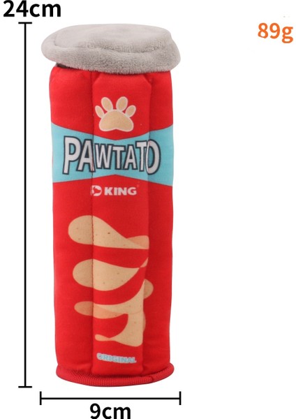 Konserve Patates Cipsi Evcil Hayvan Peluş Oyuncak Cırlayan Köpek Oyuncağı Cırlayan Köpek Oyuncağı (Yurt Dışından)