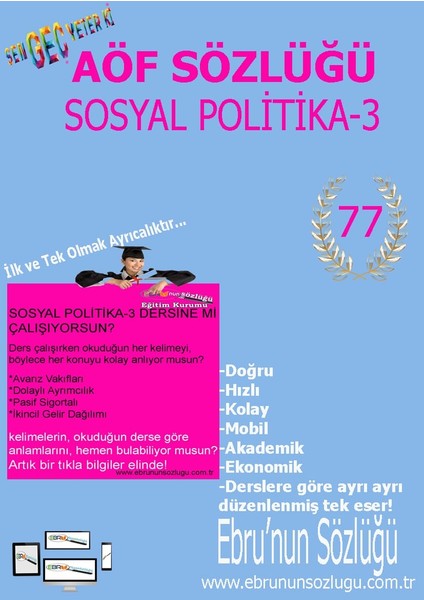 Aöf Iibf Ebrunun Sözlüğü-Sosyal Politika-3.sınıf E Sözlük