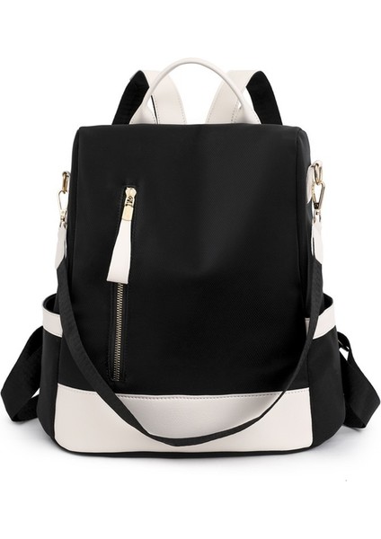 Gündelik Naylon Kontrast Seyahat Sırt Çantası (Yurt Dışından)