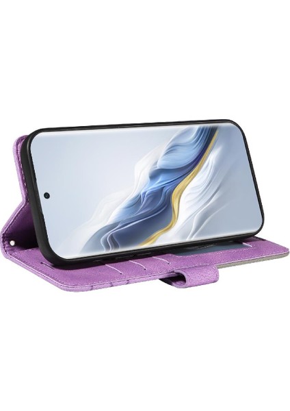 Kart Yuvası Standı ile Onur Sihirli 6 Için Flip Case Pu Deri Flip Folio (Yurt Dışından)