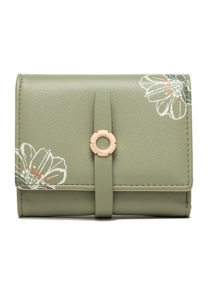 Baskılı Tokalı Küçük Cüzdan (Yurt Dışından)