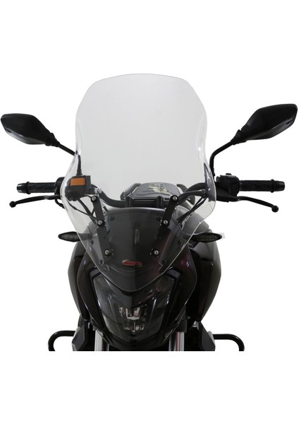 Bajaj Dominar 250 / 400 2017-2024 Uyumlu Ön Tur Camı Şeffaf 59 cm