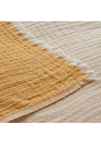 Perles Çift Kişilik Müslin Pike Turuncu indirimleri