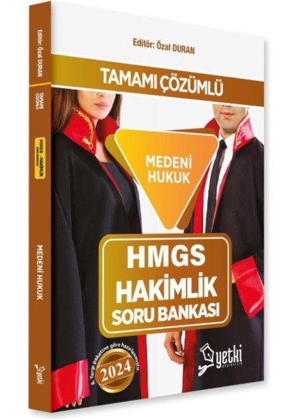 Yetki Yayınları 2024 Medeni Hukuk HMGS ve Hakimlik Soru Bankası