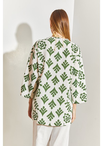 Desenli Kimono