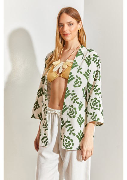 Desenli Kimono