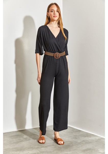 Kruvaze Yaka Kemerli Tulum fiyatları