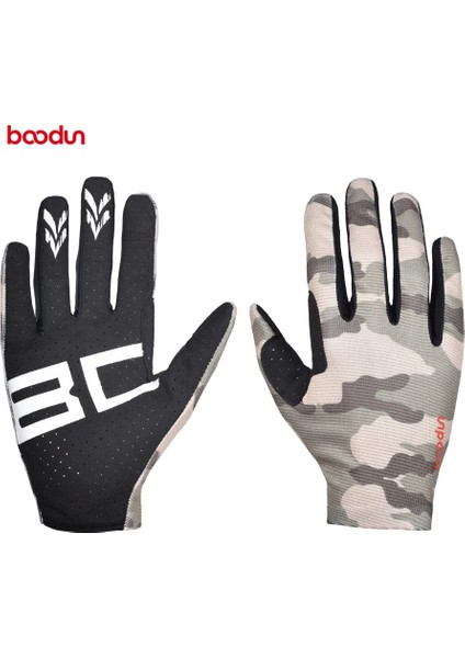 Kamuflaj Stili Xl Boyutu Boodun Açık Taktik Eldiven Bisiklet Eldiveni Unisex Spor Eldiven Açık Havada Yürüyüş Koşu Balıkçılık Tam Parmak Eldiven (Yurt Dışından) modelleri