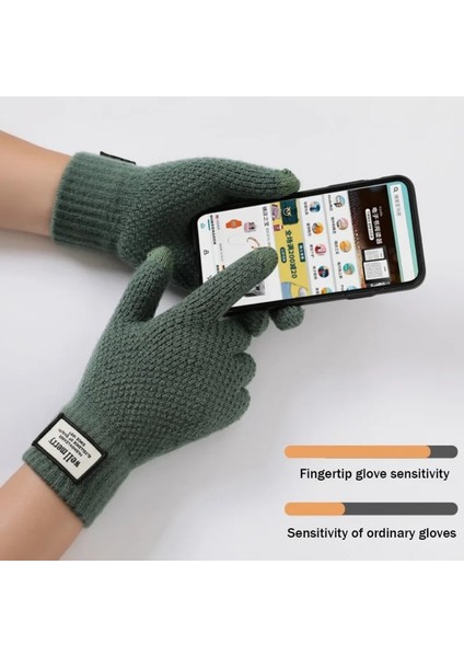 C Tarzı Bisiklet Örme Tam Parmak Eldiven Erkekler ve Kadınlar Kış Sıcak Dokunmatik Ekran Bisiklet Sıcak Eldiven Açık Spor Balıkçılık Eldiven (Yurt Dışından) fiyatları