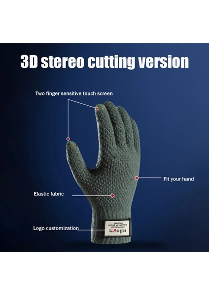 C Tarzı Bisiklet Örme Tam Parmak Eldiven Erkekler ve Kadınlar Kış Sıcak Dokunmatik Ekran Bisiklet Sıcak Eldiven Açık Spor Balıkçılık Eldiven (Yurt Dışından) modelleri