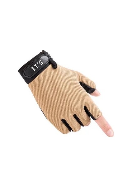 Yeşil Tarzı L Boyutu Yarım Parmak Bisiklet Eldiveni Kış Sıcak Erkekler Spor Tırmanma Fitness Sürüş Mitten (Yurt Dışından) fırsatları