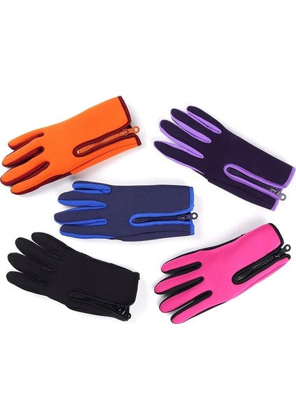 Turuncu Tarzı S Beden Wanayou Dokunmatik Ekran Polar Spor Eldiven, Su Geçirmez Erkek Kadın Kış Termal Sıcak Açık Yürüyüş Eldiveni, Kaymaz Kayak Bisiklet (Yurt Dışından) modelleri