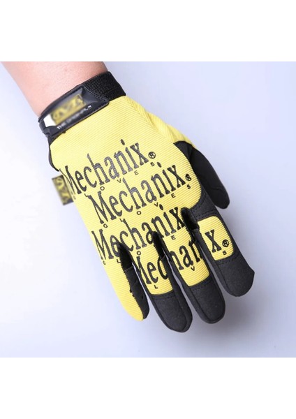 Sarı Stil Xl Boyutu Özel Kuvvetler Taktik Askeri Eldiven Erkekler Kadınlar Için Tam Parmak Eldiven Açık Spor Yürüyüş Çalışma Bisiklet Kaymaz Eldiven W28 (Yurt Dışından)