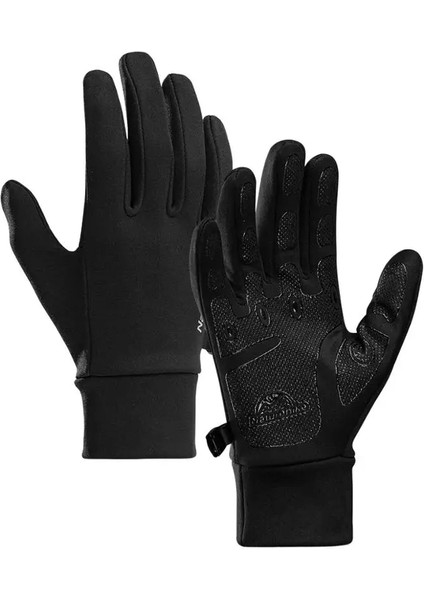 Gri Tarzı Xl Boyutu Naturehike Kaymaz Dokunmatik Ekran Eldiveni Kaymaz Dağcılık Bisiklet Yürüyüş Sürme Tam Parmak Askeri Eldiven NH20FS032 (Yurt Dışından)