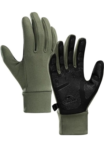 Gri Tarzı Xl Boyutu Naturehike Kaymaz Dokunmatik Ekran Eldiveni Kaymaz Dağcılık Bisiklet Yürüyüş Sürme Tam Parmak Askeri Eldiven NH20FS032 (Yurt Dışından)