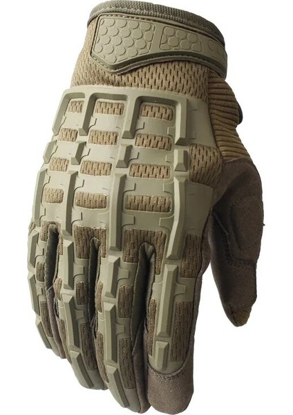 Tan Tarzı L Boyutu Nefes Kamuflaj Taktik Eldiven Erkekler Sert Knuckle Ordu Askeri Dişli Eldiven Tam Bisiklet Savaş Multicam Camo Eldivenler (Yurt Dışından)