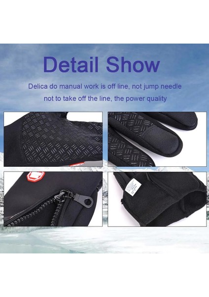 Bk Tarzı M Boyutu Kış Erkek Kadın Dokunmatik Ekran Taktik Eldiven Su Geçirmez Direnç Açık Kayak Yürüyüş Tırmanma Tam Parmak Eldiven (Yurt Dışından) fiyatları