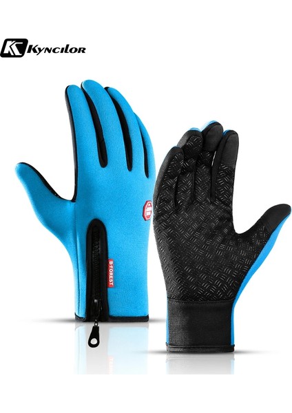 Bk Tarzı M Boyutu Kış Erkek Kadın Dokunmatik Ekran Taktik Eldiven Su Geçirmez Direnç Açık Kayak Yürüyüş Tırmanma Tam Parmak Eldiven (Yurt Dışından) modelleri