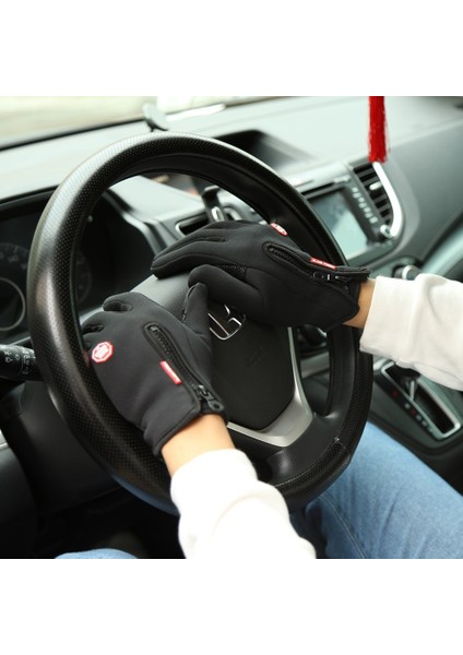 Bk Tarzı M Boyutu Kış Erkek Kadın Dokunmatik Ekran Taktik Eldiven Su Geçirmez Direnç Açık Kayak Yürüyüş Tırmanma Tam Parmak Eldiven (Yurt Dışından) indirimleri