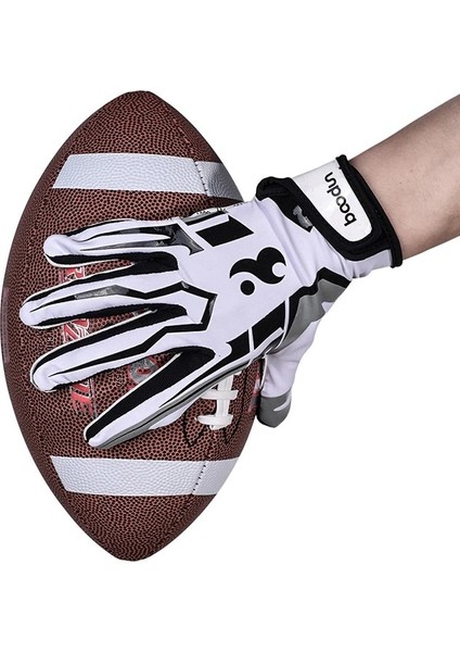 Kırmızı Stil S Beden 2022 Sıcak Satış Rugby Eldiven Tam Parmak Nefes Kaymaz Silikon Beyzbol Amerikan Futbolu Eldiven Açık Yürüyüş Eldivenleri (Yurt Dışından) fiyatları