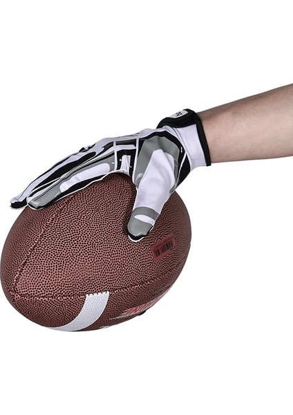 Kırmızı Stil S Beden 2022 Sıcak Satış Rugby Eldiven Tam Parmak Nefes Kaymaz Silikon Beyzbol Amerikan Futbolu Eldiven Açık Yürüyüş Eldivenleri (Yurt Dışından) fırsatları