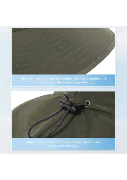 G Tarzı Erkek Kadın Şapka Açık Balıkçı Şapkası Balıkçı Şapkası Hafif Seyahat Dağcılık Geniş Kenarlı Güneş Şapkası Çabuk Kuruyan Balıkçı Şapkası (Yurt Dışından) fırsatları
