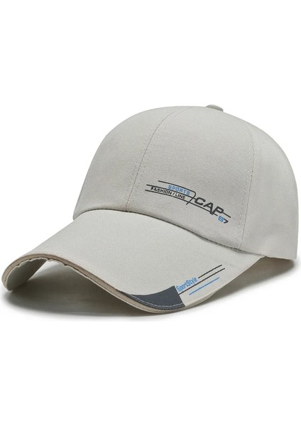 Bej Tarzı Moda Unisex Yaz Çabuk Kuruyan Kanvas Beyzbol Şapkası Erkekler Nefes Açık Spor Koruma Dağcılık Güneş Şapkası Kadın (Yurt Dışından)