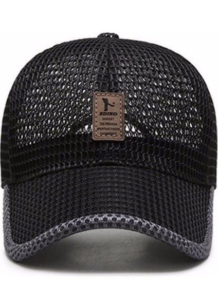 No.5 Tarzı Yaz Unisex Erkek Balıkçılık Beyzbol Kapaklar Kadın Nefes Örgü Snapback Şapka Siyah Rahat Spor Şapkalar Kap (Yurt Dışından) modelleri
