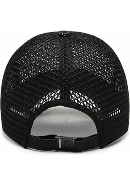 No.5 Tarzı Yaz Unisex Erkek Balıkçılık Beyzbol Kapaklar Kadın Nefes Örgü Snapback Şapka Siyah Rahat Spor Şapkalar Kap (Yurt Dışından) fırsatları