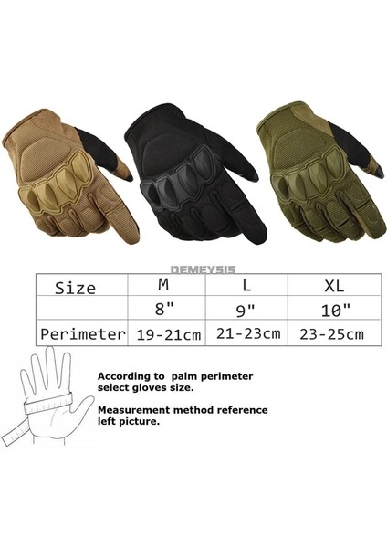 Siyah Stil Xl Boyutu Dokunmatik Ekran Yürüyüş Eldiveni Kauçuk Koruma Taktik Savaş Paintball Eldiven Açık Avcılık Atıcılık Spor Askeri Eldiven (Yurt Dışından)